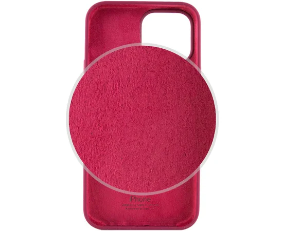 Чехол Silicone Case Full Protective (AA) для Apple iPhone 15 Pro Max (6.7") Бордовый / Maroon