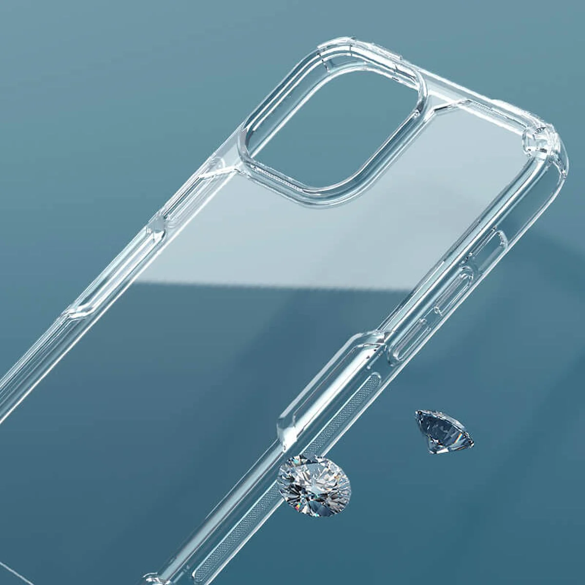 TPU чехол Nillkin Nature Pro Series для Apple iPhone 15 Pro Max (6.7") Бесцветный (прозрачный)