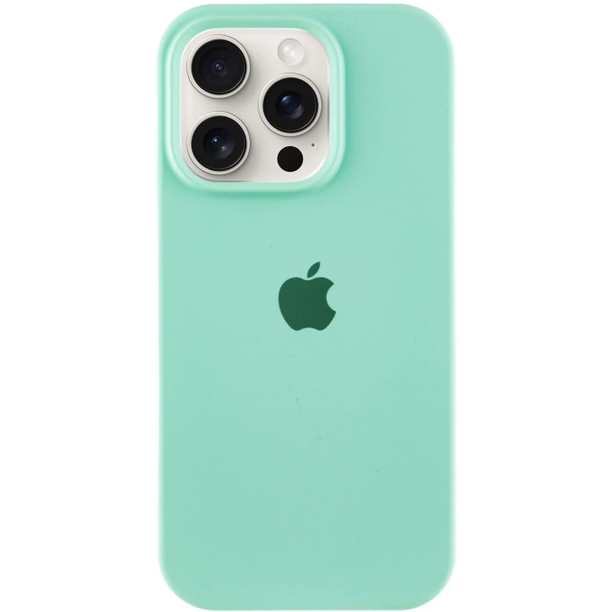 Чехол Silicone Case Full Protective (AA) для Apple iPhone 15 Pro Max (6.7") Бирюзовый / Turquoise