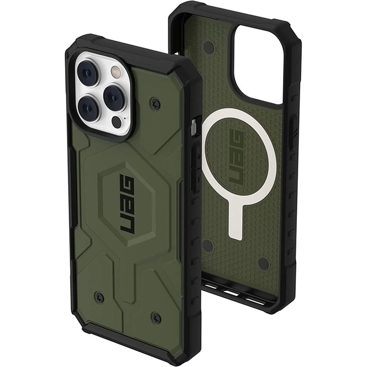 Удароміцний чохол UAG Pathfinder with MagSafe для Apple iPhone 15 Pro Max (6.7") Зелений