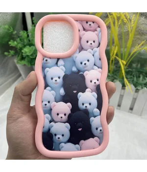 Чехол TPU Cloudy Pictures для Apple iPhone 15 Pro Max (6.7") Bears