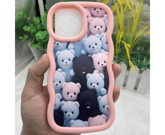 Чехол TPU Cloudy Pictures для Apple iPhone 15 Pro Max (6.7") Bears