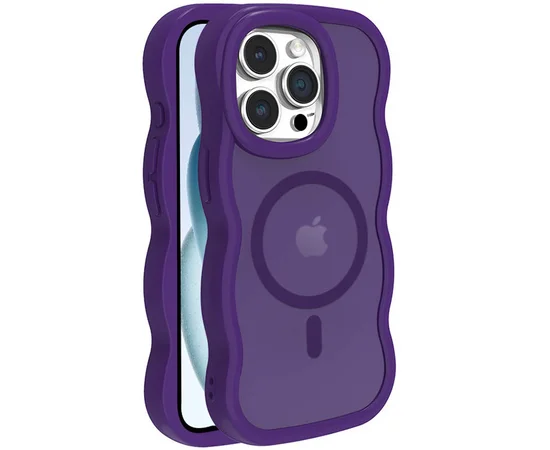 Чехол TPU+PC Undine with MagSafe для Apple iPhone 15 Pro Max (6.7") Purple