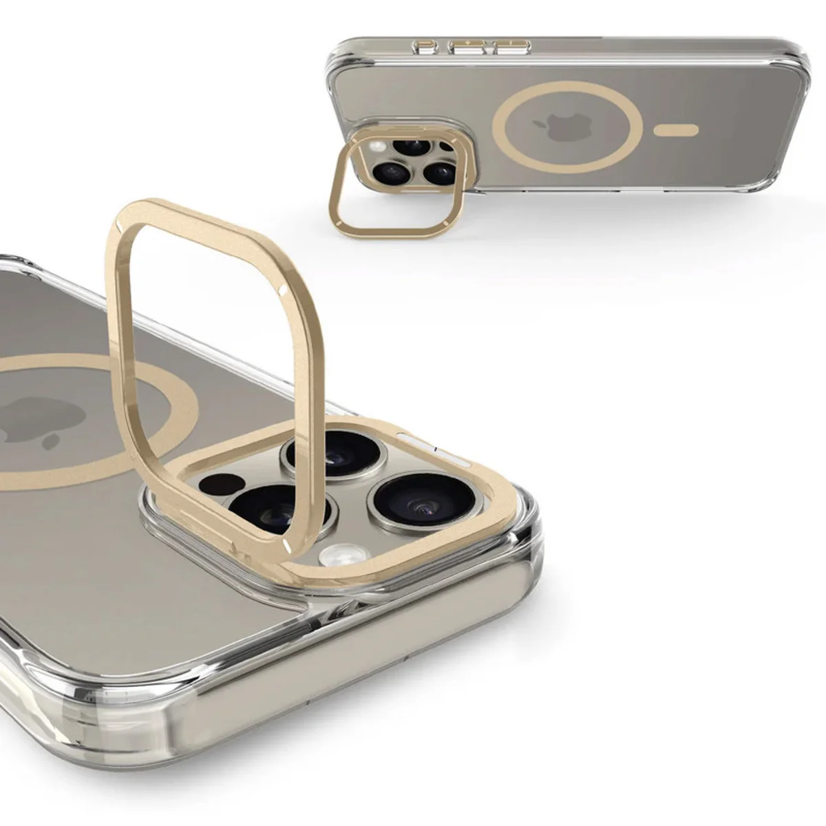 Чехол TPU Space Case Apex with MagSafe для Apple iPhone 15 Pro Max (6.7") Gold