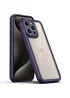 TPU чехол Transparent + Colour 1,5mm для Apple iPhone 15 Pro Max (6.7") Purple