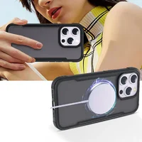 TPU+PC чехол Defense Matte для Apple iPhone 15 Pro Max (6.7") Черный