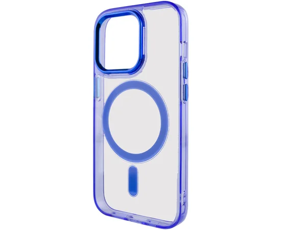 Чехол TPU Iris with MagSafe для Apple iPhone 15 Pro Max (6.7") Синий