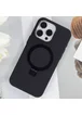 Чехол Silicone Case Full Protective NO LOGO with Ring для Apple iPhone 15 Pro Max (6.7") Black