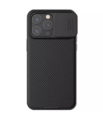 Карбонова накладка Nillkin CamShield Pro для Apple iPhone 15 Pro Max (6.7") Black