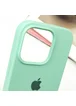 Чехол Silicone Case Full Protective (AA) для Apple iPhone 15 Pro Max (6.7") Бирюзовый / Turquoise