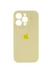 Чехол Silicone Case Full Camera Protective (AA) для Apple iPhone 15 Pro Max (6.7") Желтый / Mellow Yellow