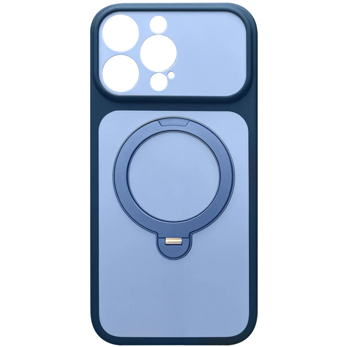 Чехол Ummi Full Camera with MagSafe HQ Ring для Apple iPhone 15 Pro Max (6.7") Navy Blue