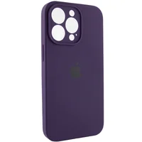 Чехол Silicone Case Full Camera Protective (AA) для Apple iPhone 15 Pro Max (6.7") Фиолетовый / Elderberry