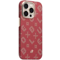 TPU+PC чохол Blueo Gilded Tactile Woven with MagSafe для Apple iPhone 15 Pro Max (6.7") Red