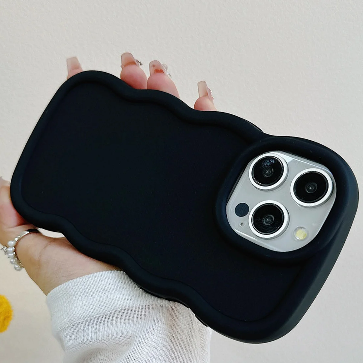 Чехол TPU Ripple для Apple iPhone 15 Pro Max (6.7") Black