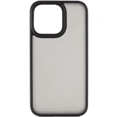 TPU+PC чехол Metal Buttons для Apple iPhone 15 Pro Max (6.7") Черный
