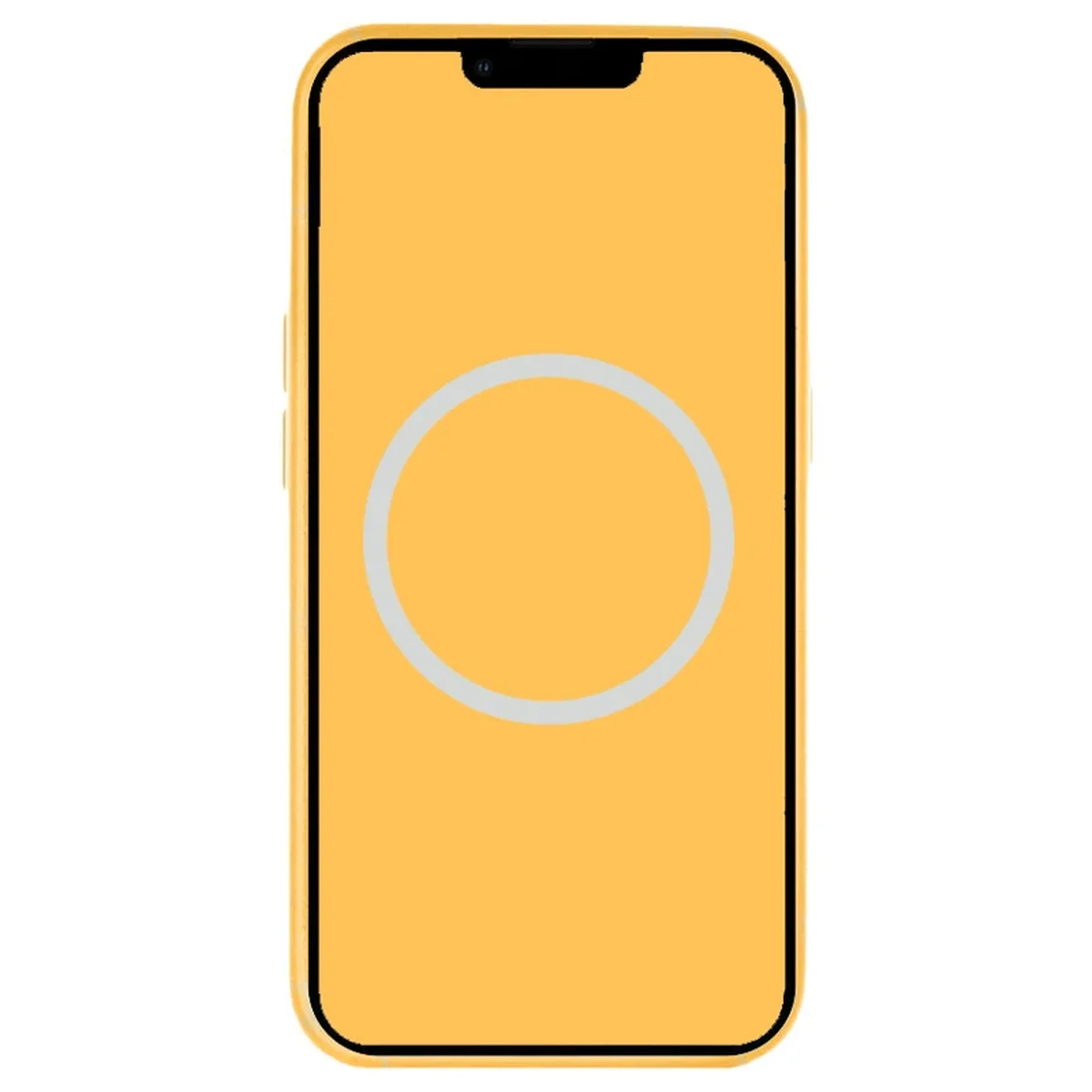 Чехол Silicone case (AAA) full with Magsafe and Animation для Apple iPhone 15 Pro Max (6.7") Желтый / Sunshine