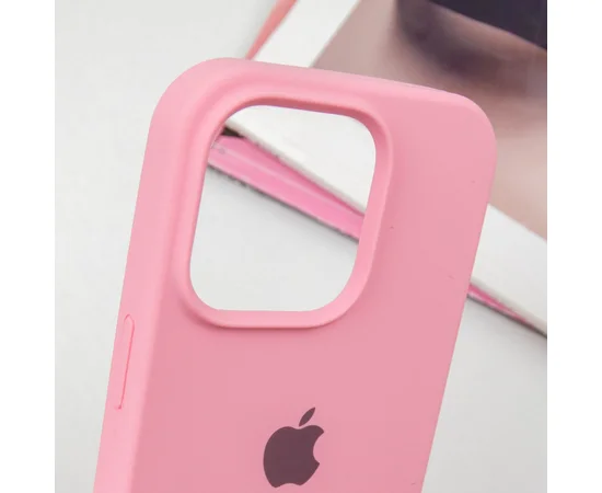 Чехол Silicone Case Full Protective (AA) для Apple iPhone 15 Pro Max (6.7") Розовый / Pink