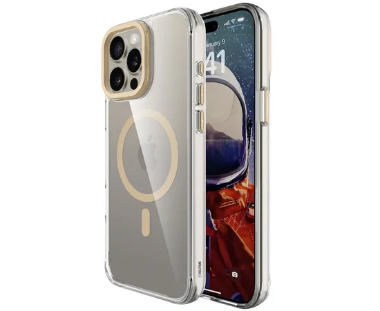 Чохол TPU Space Case Apex with MagSafe для Apple iPhone 15 Pro Max (6.7") Gold