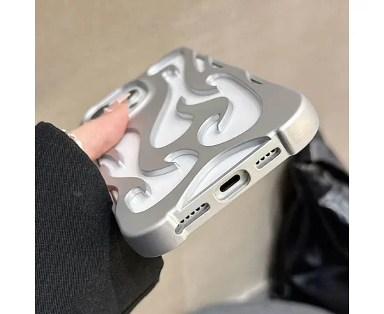 Чехол TPU WinFire для Apple iPhone 15 Pro Max (6.7") Silver