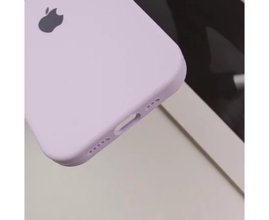 Чехол Silicone Case Full Camera Protective (AA) для Apple iPhone 15 Pro Max (6.7") Сиреневый / Lilac / PVH