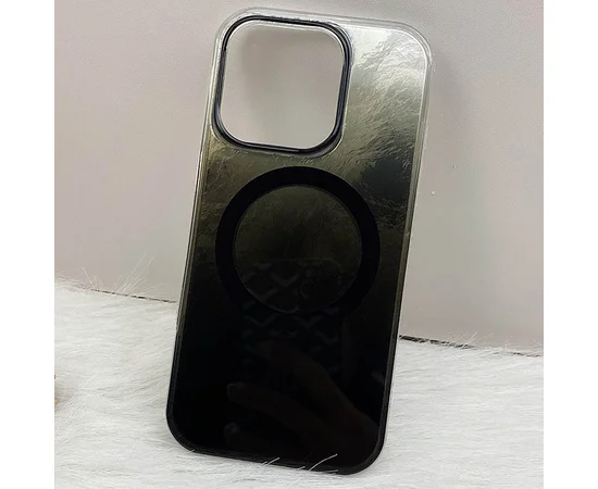 Чехол TPU Shiny Mountain (MagFit) для Apple iPhone 15 Pro Max (6.7") Black