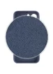 Чехол Silicone Case Full Camera Protective (AA) для Apple iPhone 15 Pro Max (6.7") Темно-синий / Midnight blue