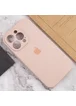 Чехол Silicone Case Full Camera Protective (AA) для Apple iPhone 15 Pro Max (6.7") Розовый / Pink Sand