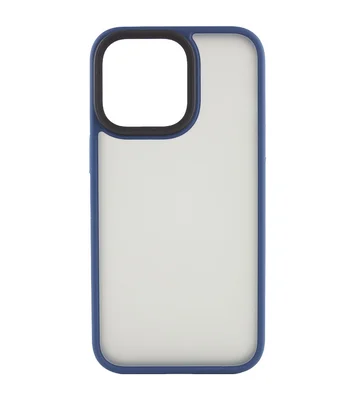 TPU+PC чехол Metal Buttons для Apple iPhone 15 Pro Max (6.7") Синий