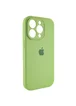 Чехол Silicone Case Full Camera Protective (AA) для Apple iPhone 15 Pro Max (6.7") Мятный / Mint / PVH