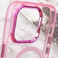 Чохол TPU Iris with MagSafe для Apple iPhone 15 Pro Max (6.7") Рожевий
