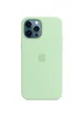 Чехол Silicone Case Full Protective (AA) для Apple iPhone 15 Pro Max (6.7") Зеленый / Pistachio