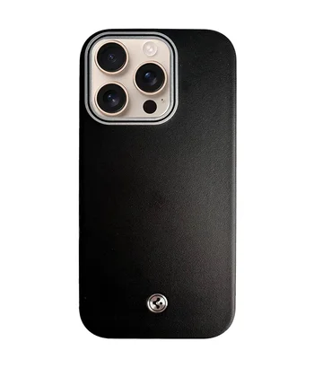 Чохол PC+Leather SGP with MagSafe для iPhone 15 Pro Max (6.7") Black Чохол PC+Leather SGP with MagSafe для iPhone 15 Pro Max (6.7") Black