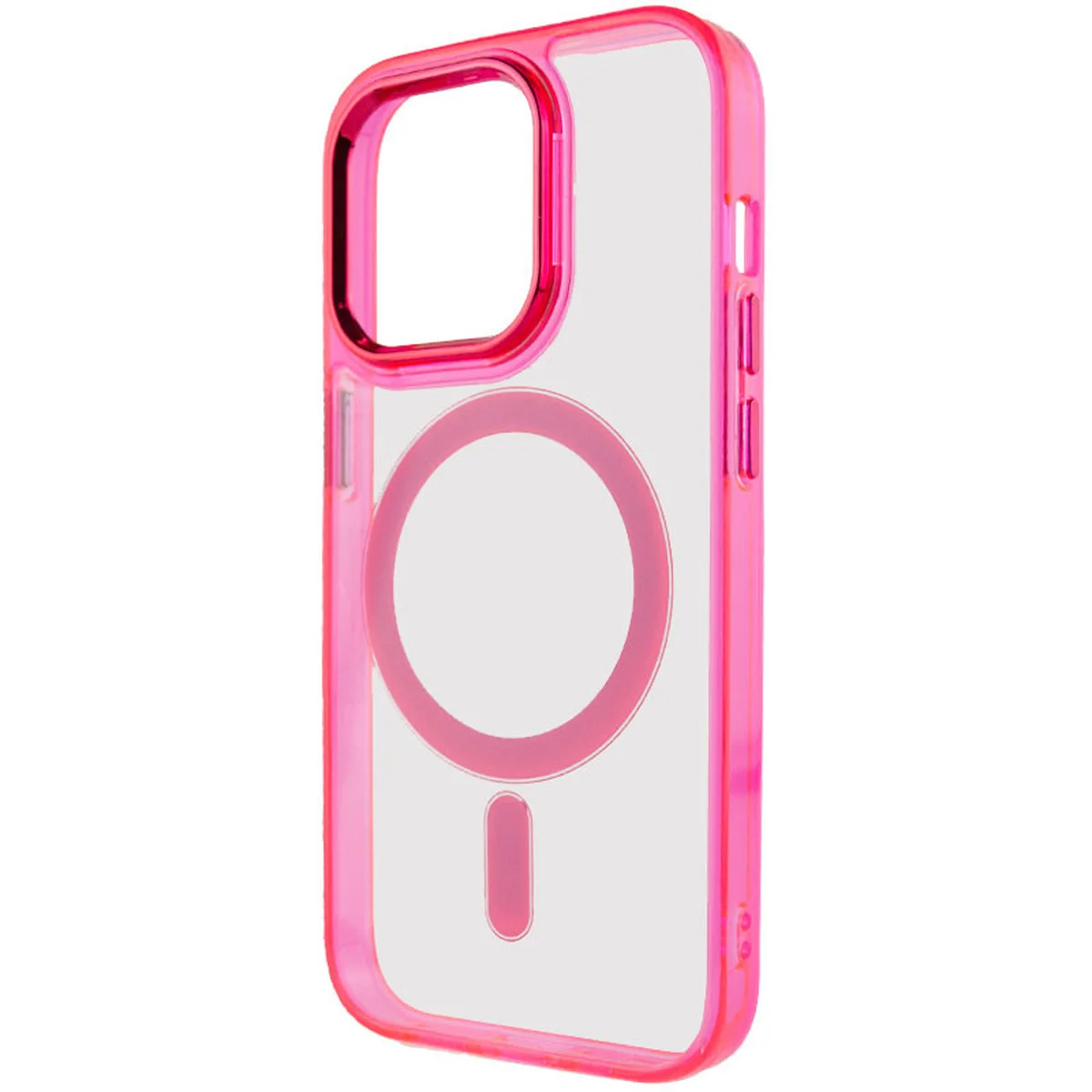 Чехол TPU Iris with MagSafe для Apple iPhone 15 Pro Max (6.7") Малиновый