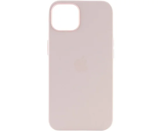 Чохол Silicone case (AAA) full with Magsafe and Animation для Apple iPhone 15 Pro Max (6.7") Рожевий / Light pink