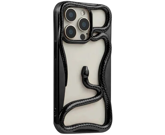TPU чехол Snake для Apple iPhone 15 Pro Max (6.7") Black