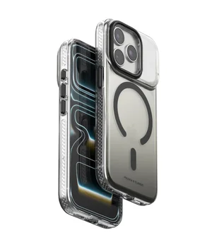 Чехол TPU+PC Puloka Resplendent with Magnetic Fit для Apple iPhone 15 Pro Max (6.7") Black