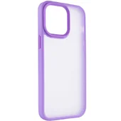 TPU+PC чохол Metal Buttons для Apple iPhone 15 Pro Max (6.7") Бузковий