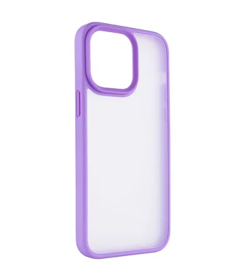 TPU+PC чохол Metal Buttons для Apple iPhone 15 Pro Max (6.7") Бузковий