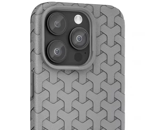 Чехол TPU Weaving для Apple iPhone 15 Pro Max (6.7") Grey
