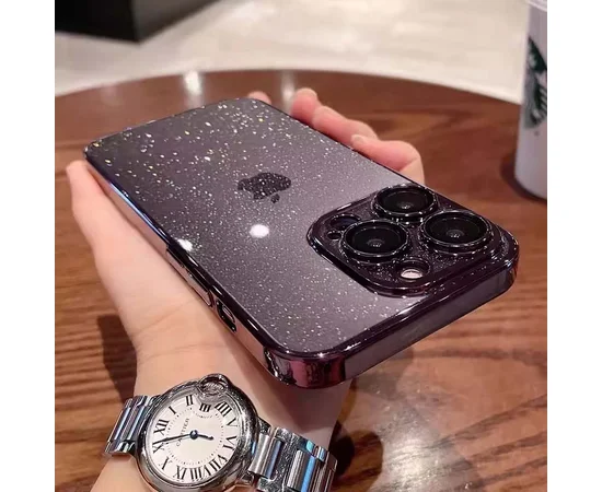 Чехол TPU+PC Glittershine для Apple iPhone 15 Pro Max (6.7") Purple