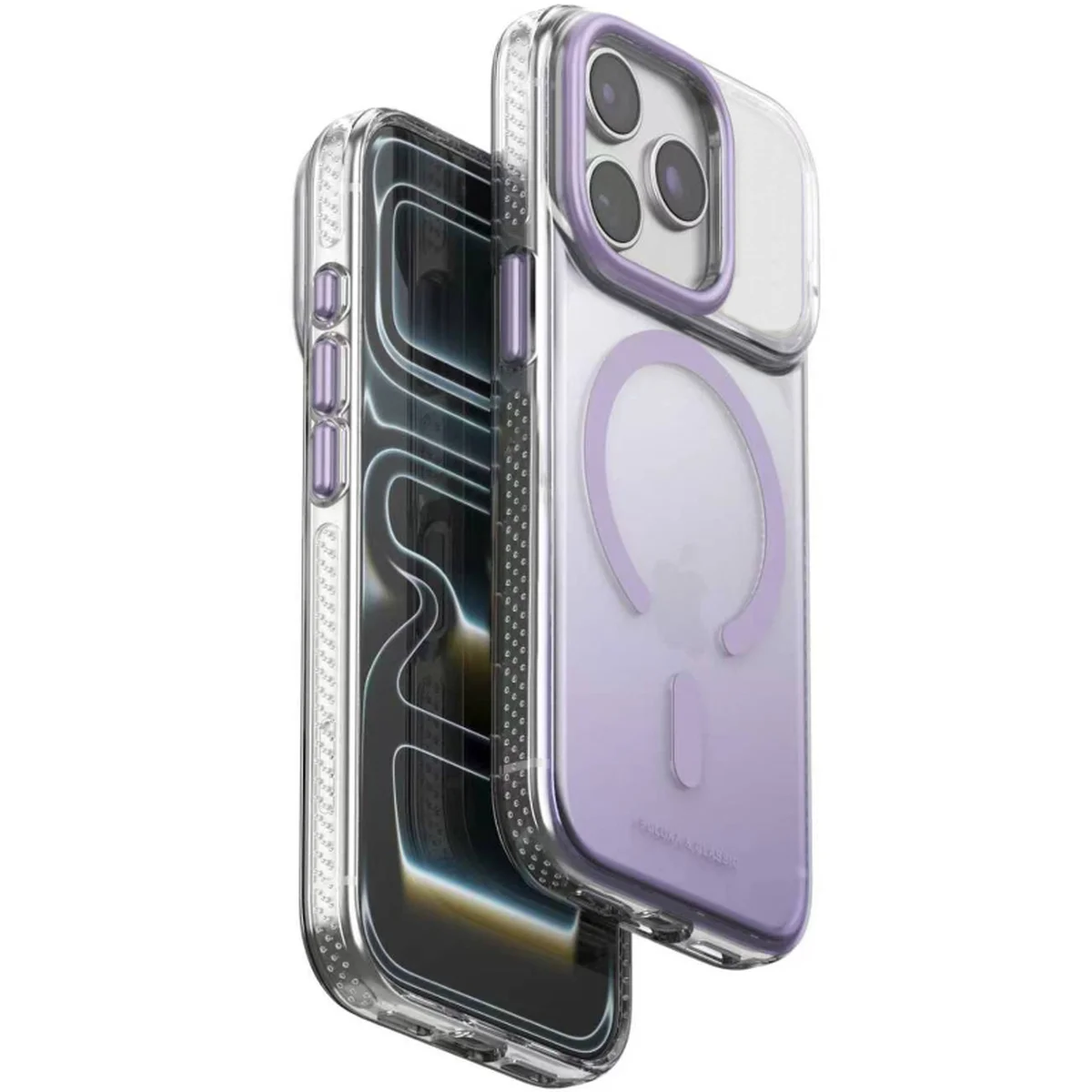 Чехол TPU+PC Puloka Resplendent with Magnetic Fit для Apple iPhone 15 Pro Max (6.7") Purple
