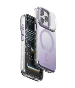 Чехол TPU+PC Puloka Resplendent with Magnetic Fit для Apple iPhone 15 Pro Max (6.7") Purple