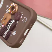 Чехол TPU Toys Case для Apple iPhone 15 Pro Max (6.7") Brown / Sweet