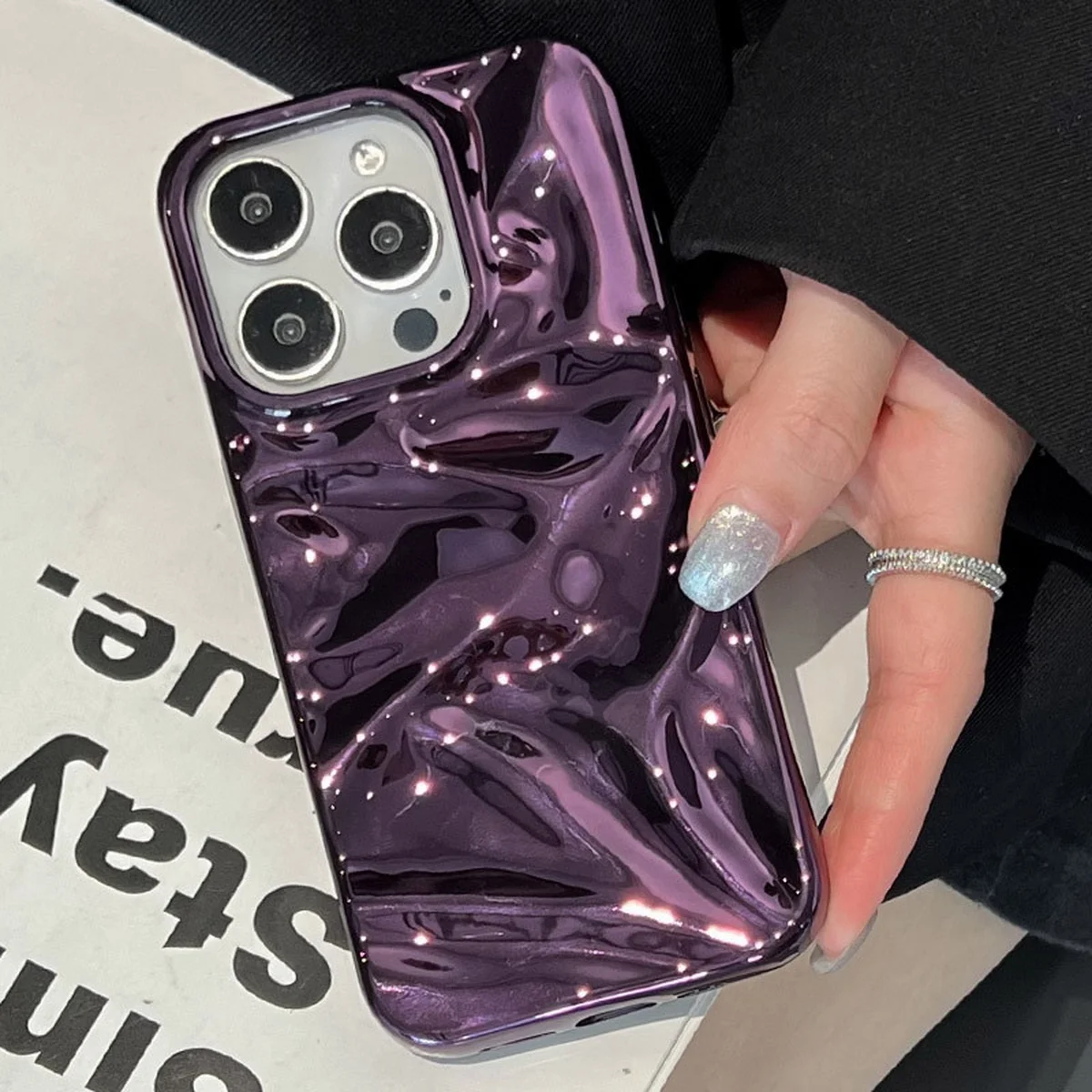 Чохол TPU Sea для Apple iPhone 15 Pro Max (6.7") Purple