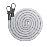 Чехол TPU Transparent with Straps для Apple iPhone 15 Pro Max (6.7") Grey