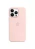 Чехол Silicone Case Full Protective (AA) для Apple iPhone 15 Pro Max (6.7") Розовый / Chalk Pink