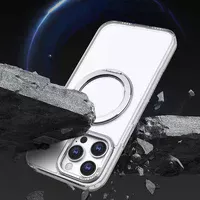 Чехол TPU+PC Empire with MagSafe and Ring для Apple iPhone 15 Pro Max (6.7") Clear