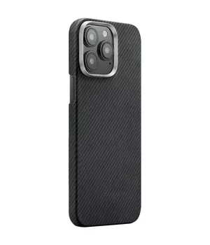 Чехол PC Carbon Protection Slim with MagSafe для Apple iPhone 15 Pro Max (6.7") Black