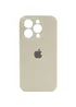 Чехол Silicone Case Full Camera Protective (AA) для Apple iPhone 15 Pro Max (6.7") Бежевый / Antique White